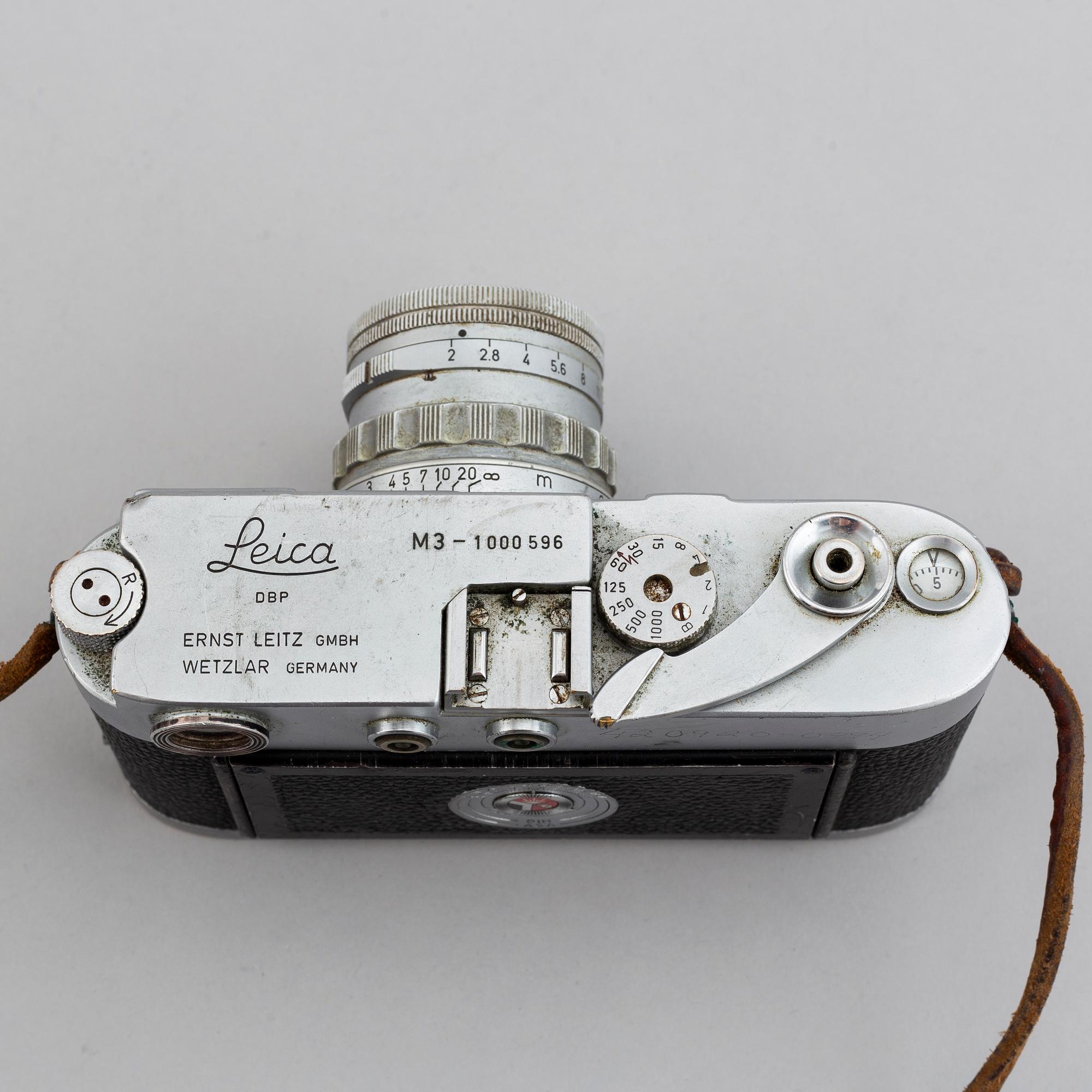 LEICA M3, camera, single stroke.