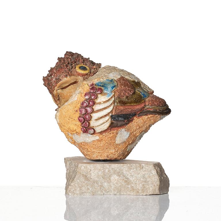 Tyra Lundgren, skulptur, fågel, egen ateljé, daterad 1969.