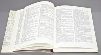 BÖCKER, 3 st, konsthantverk/konst, 1970-tal.