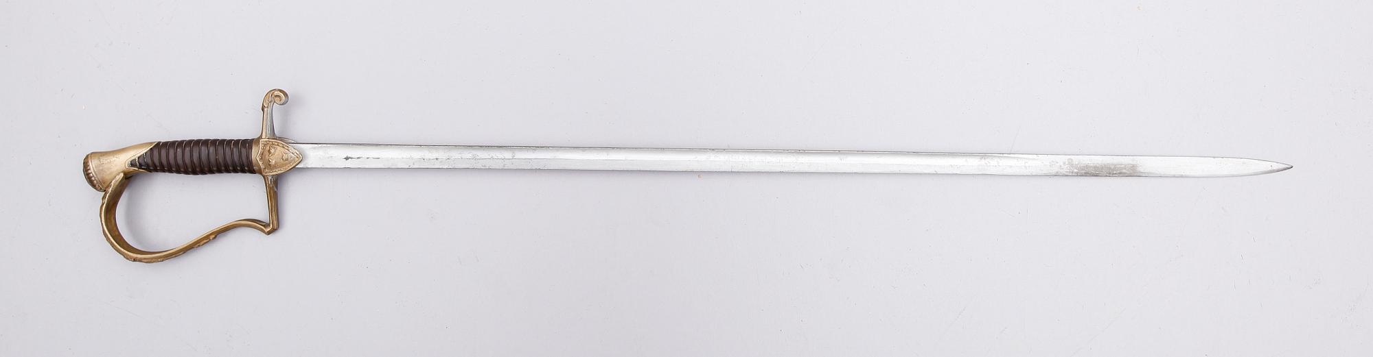 SABEL, modell 1889, för officer vid Artilleriet.