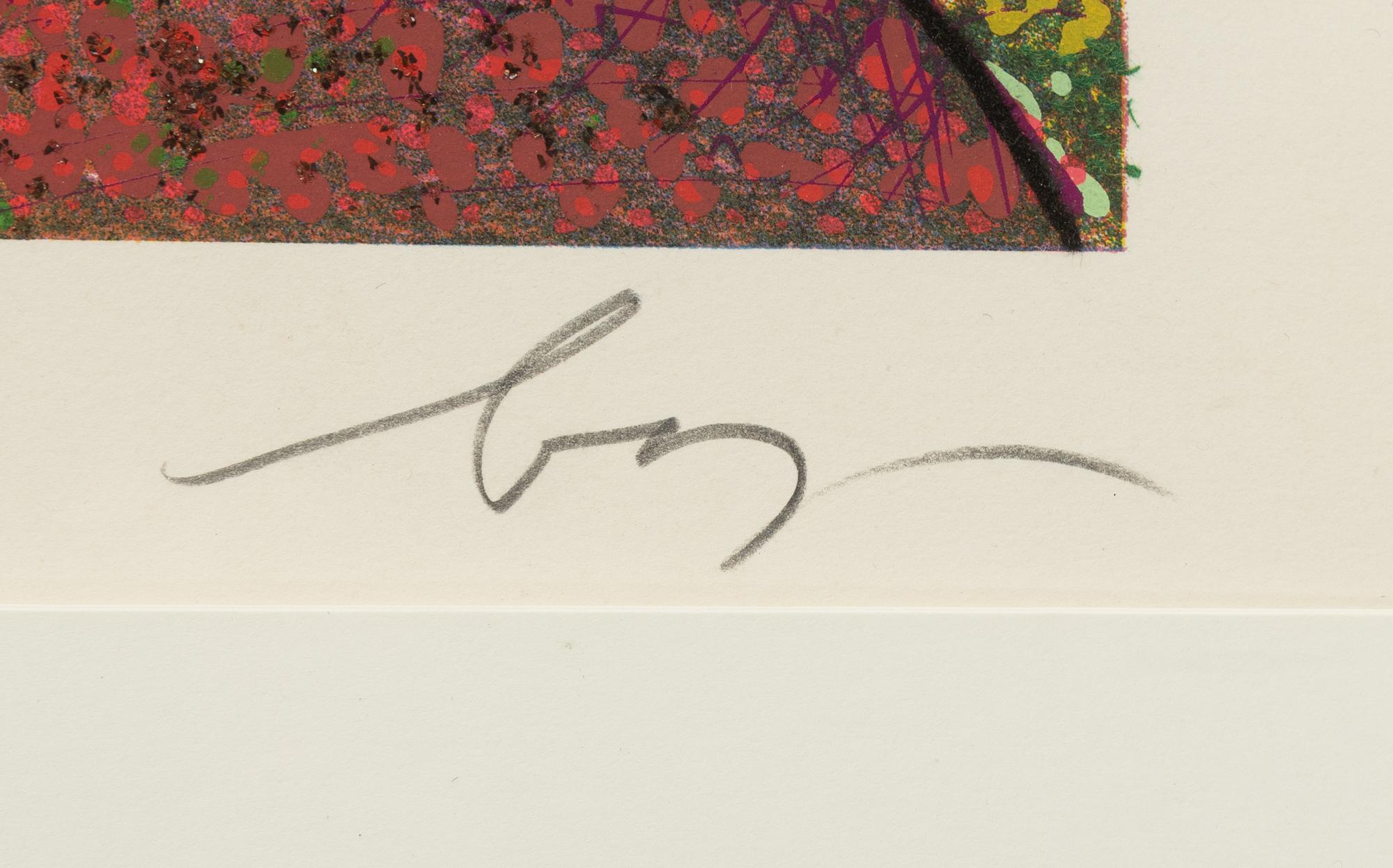 Enrico Baj, serigraph, signed and numbered 92/250.