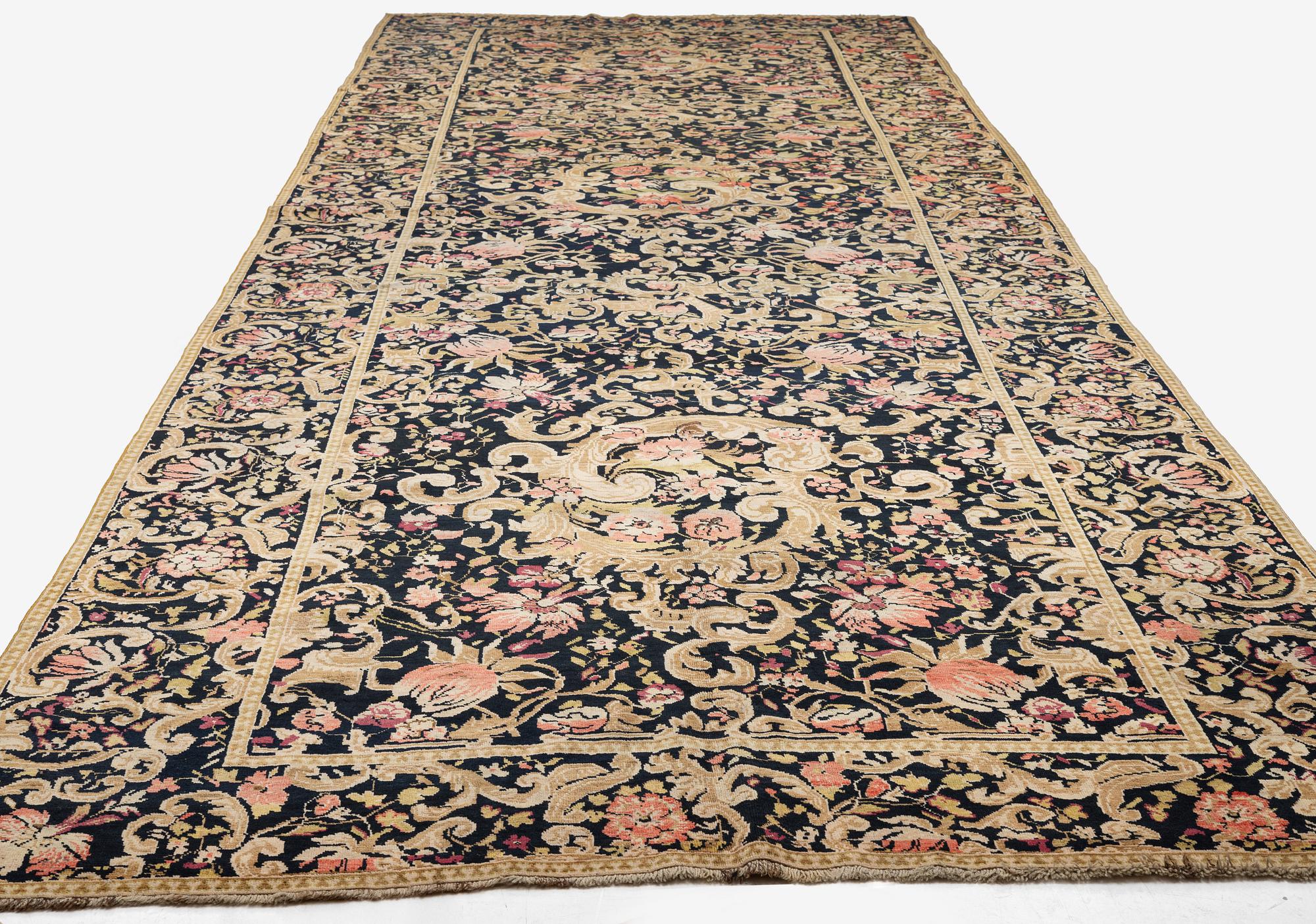 A Karabagh runner, South Caucasus, c. 649 x 228 cm.