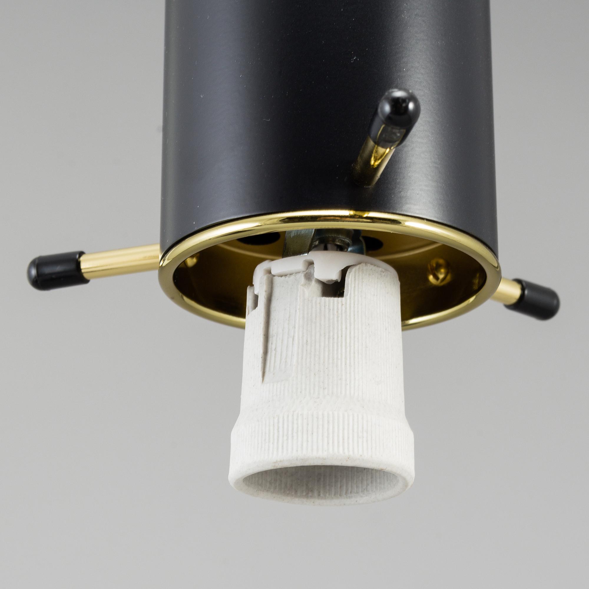 ALVAR AALTO, taklampa, modell A110 "handkranaten" Artek 200-tal.