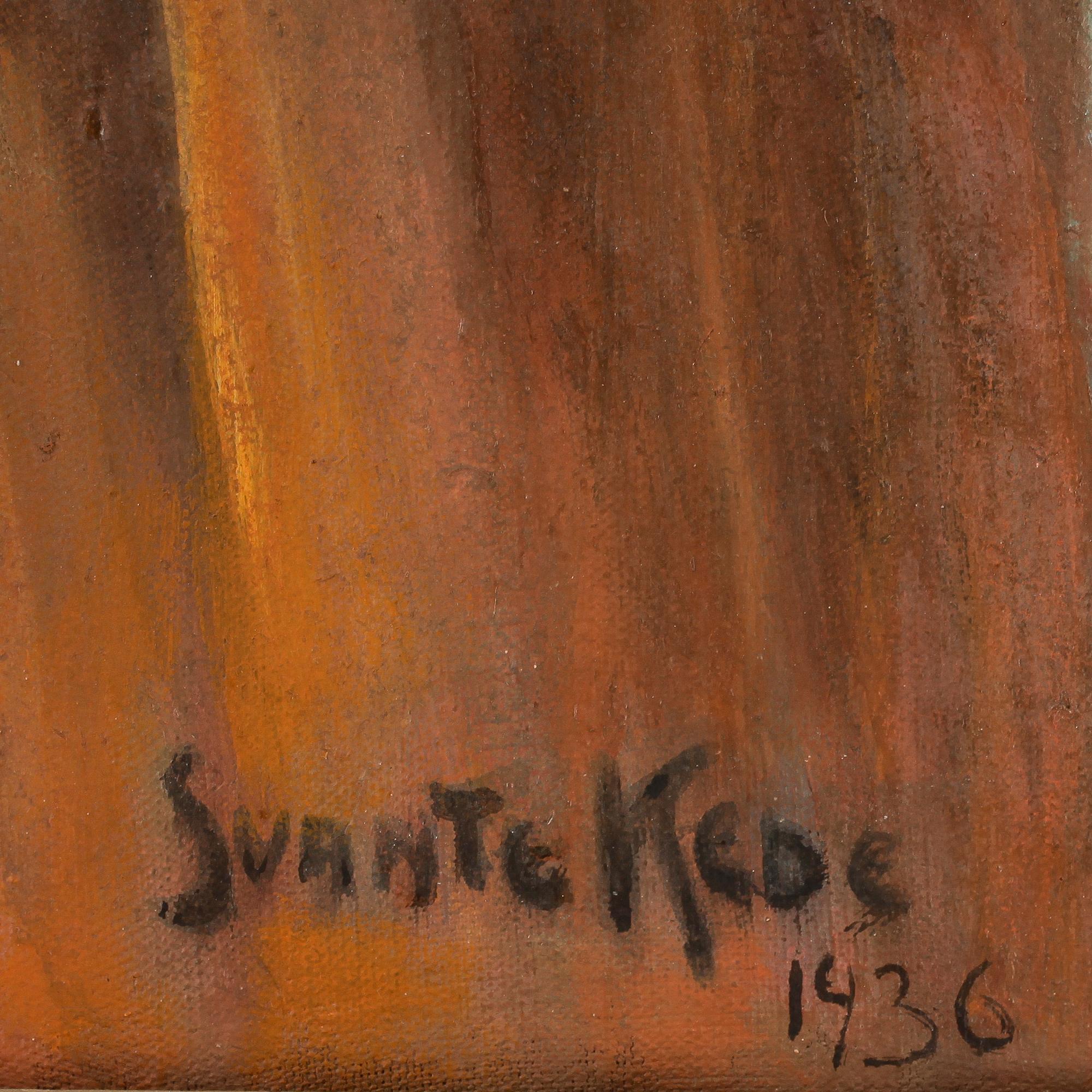 SVANTE KEDE, olja på duk, signerad och daterad 1936.
