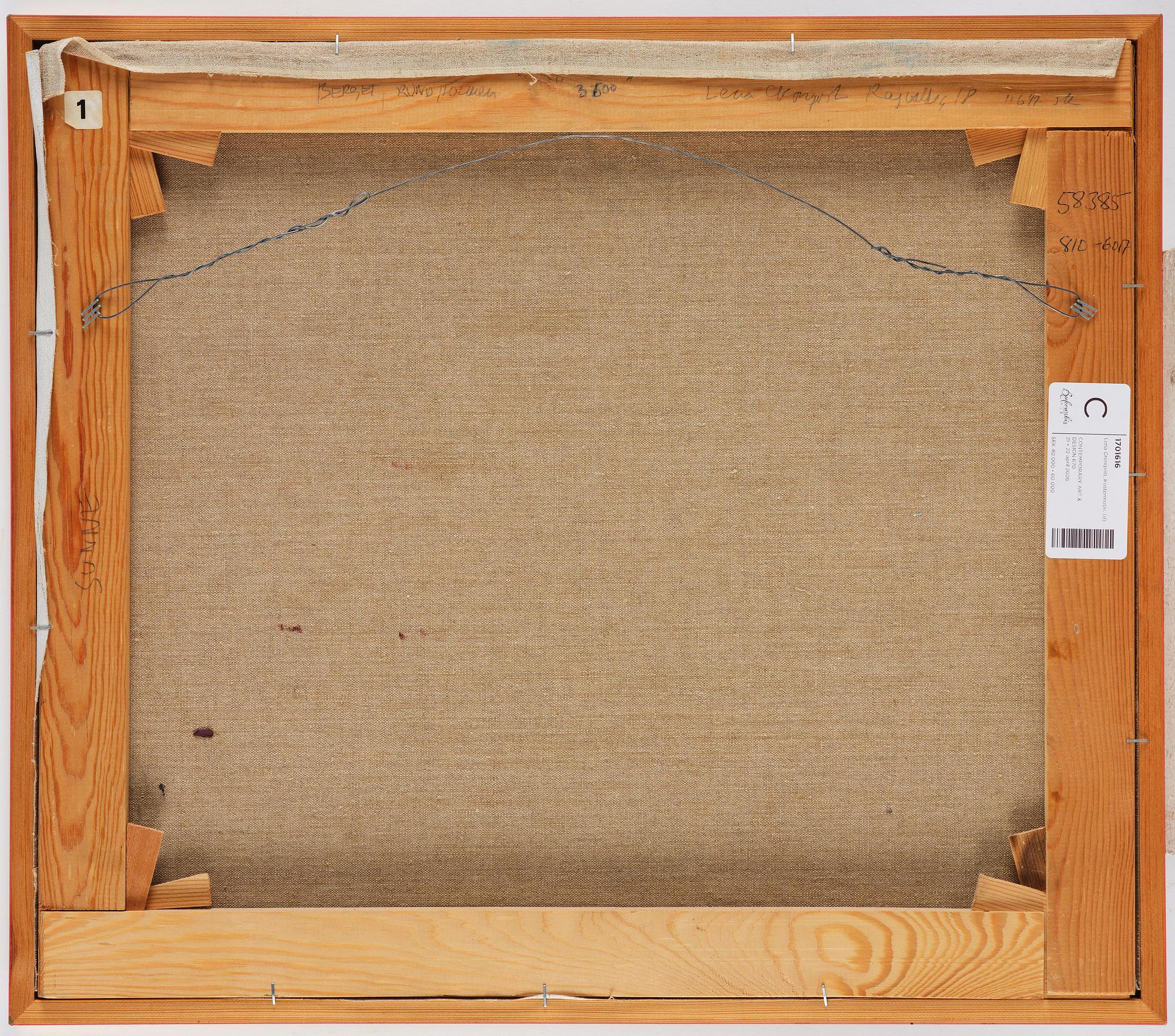 Lena Cronqvist, "Berget, Rundholmen".