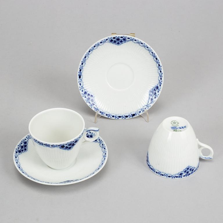 Royal Copenhagen, service 73 pcs, Denmark.