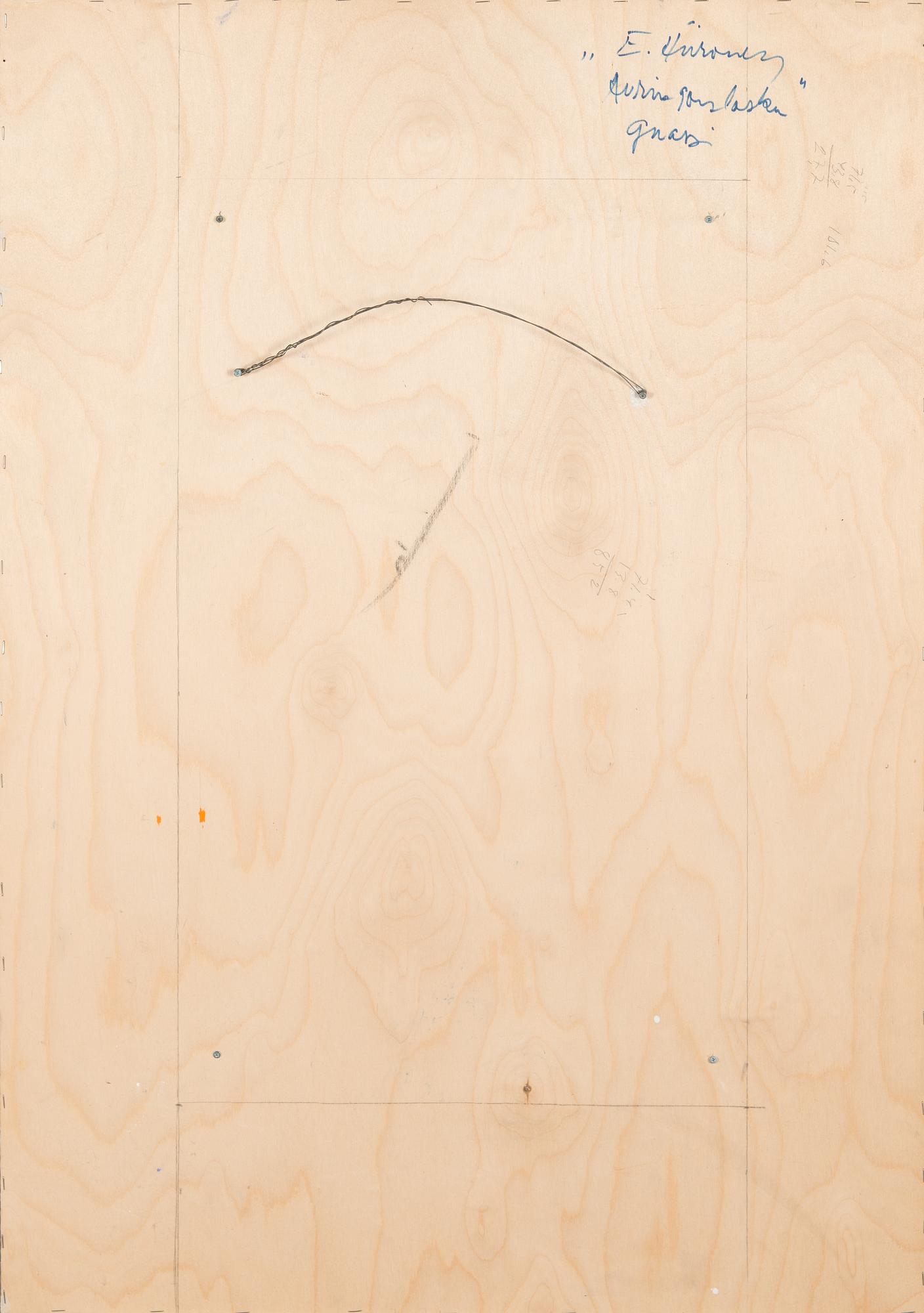 Eero Hiironen, gouache, signed and dated -96.