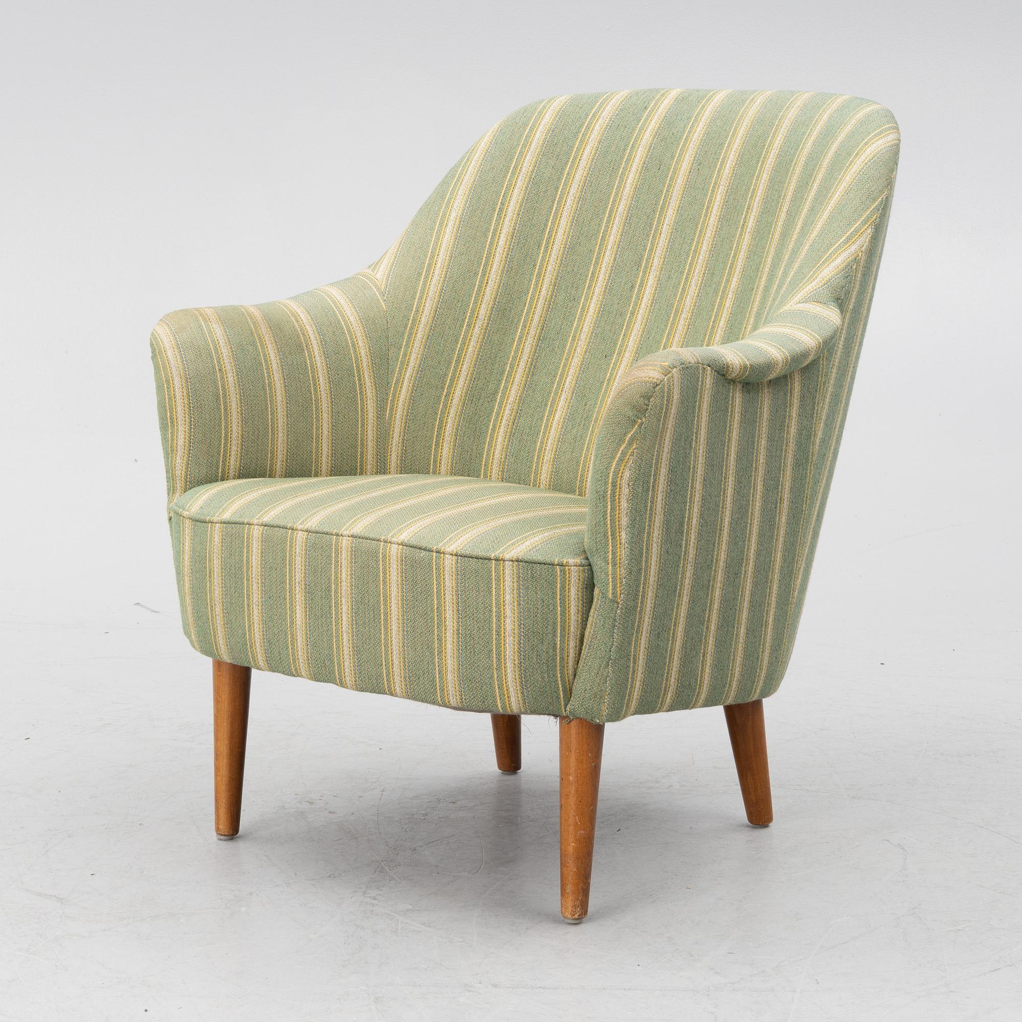 Carl Malmsten, a 'Samsas' armchair, second half of the 20th century.