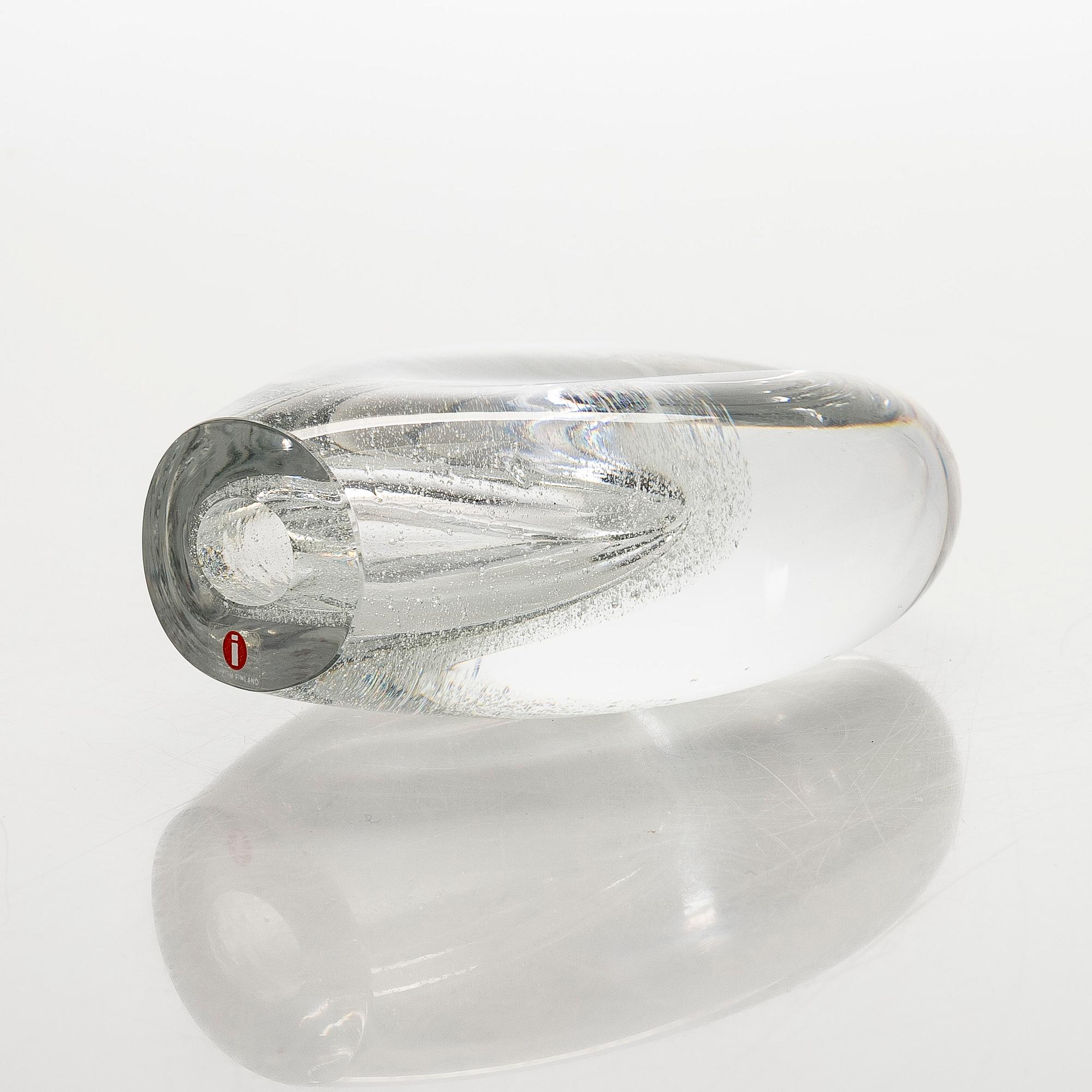 Timo Sarpaneva, skulptur, signerad Timo Sarpaneva Iittala 1984 C 1664.