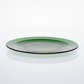TALLRIKAR, 16 st, glas, 1900-talets senare hälft.