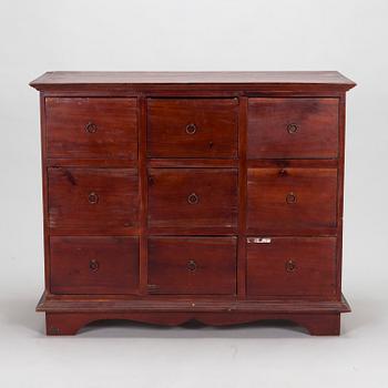 A mahogany chest of drawers, 21st century.