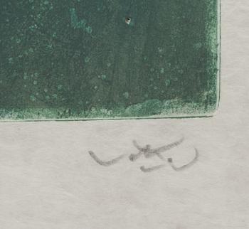 ROBERTO MATTA, färgetsning, signerad och numrerad XXV/XXV.