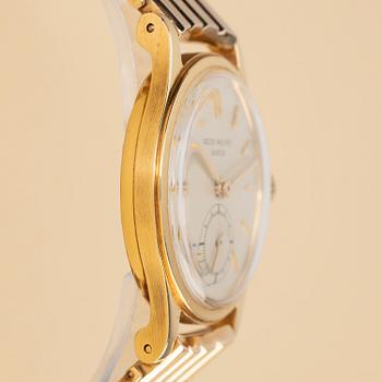 Patek Philippe, Calatrava, "First waterproof Calatrava", "Acuatic", "François Borgel Case", ca 1953.