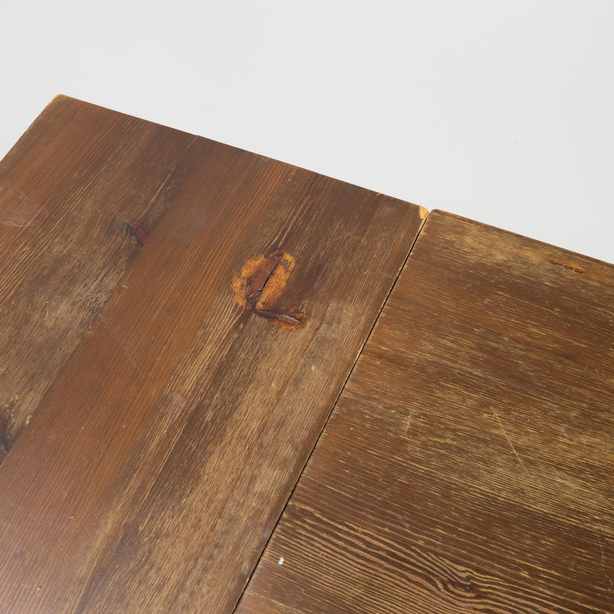 A pine table, 1940's.