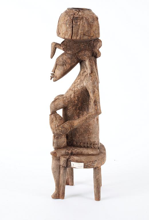 An 20th Century African wood figure.