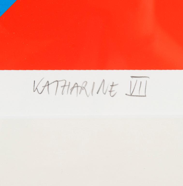 PAUL OSIPOW, serigrafi, signerad, daterad -90 och numrerad XXI/XXV.