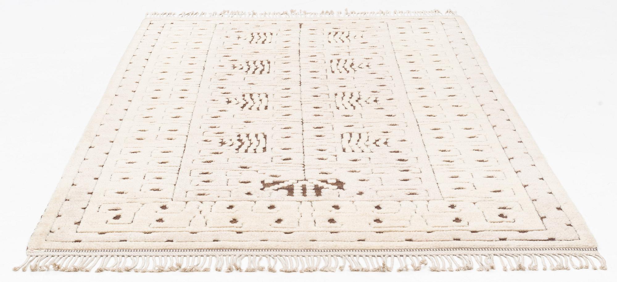 Märta Måås-Fjetterström, "Skvattram", knotted pile in relief, ca 275 x 175 cm, signed AB MMF.