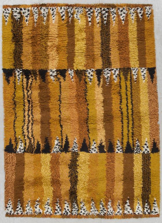 MATTA, rya, "Stegeborg", Marianne Richter. 1900-talets mitt. Ca 193 x 138 cm.