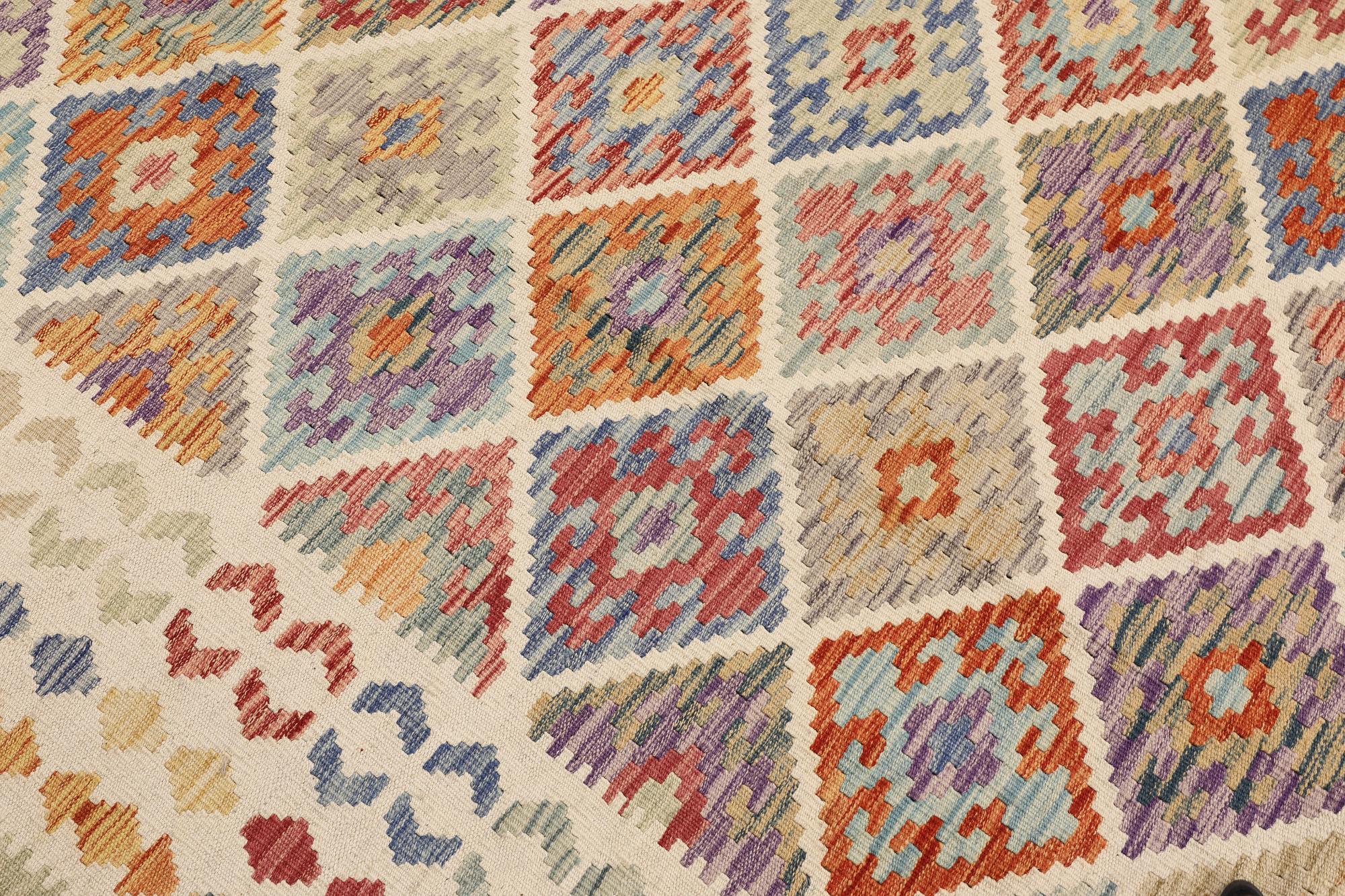 Carpet, Kelim, c. 388 x 309 cm.