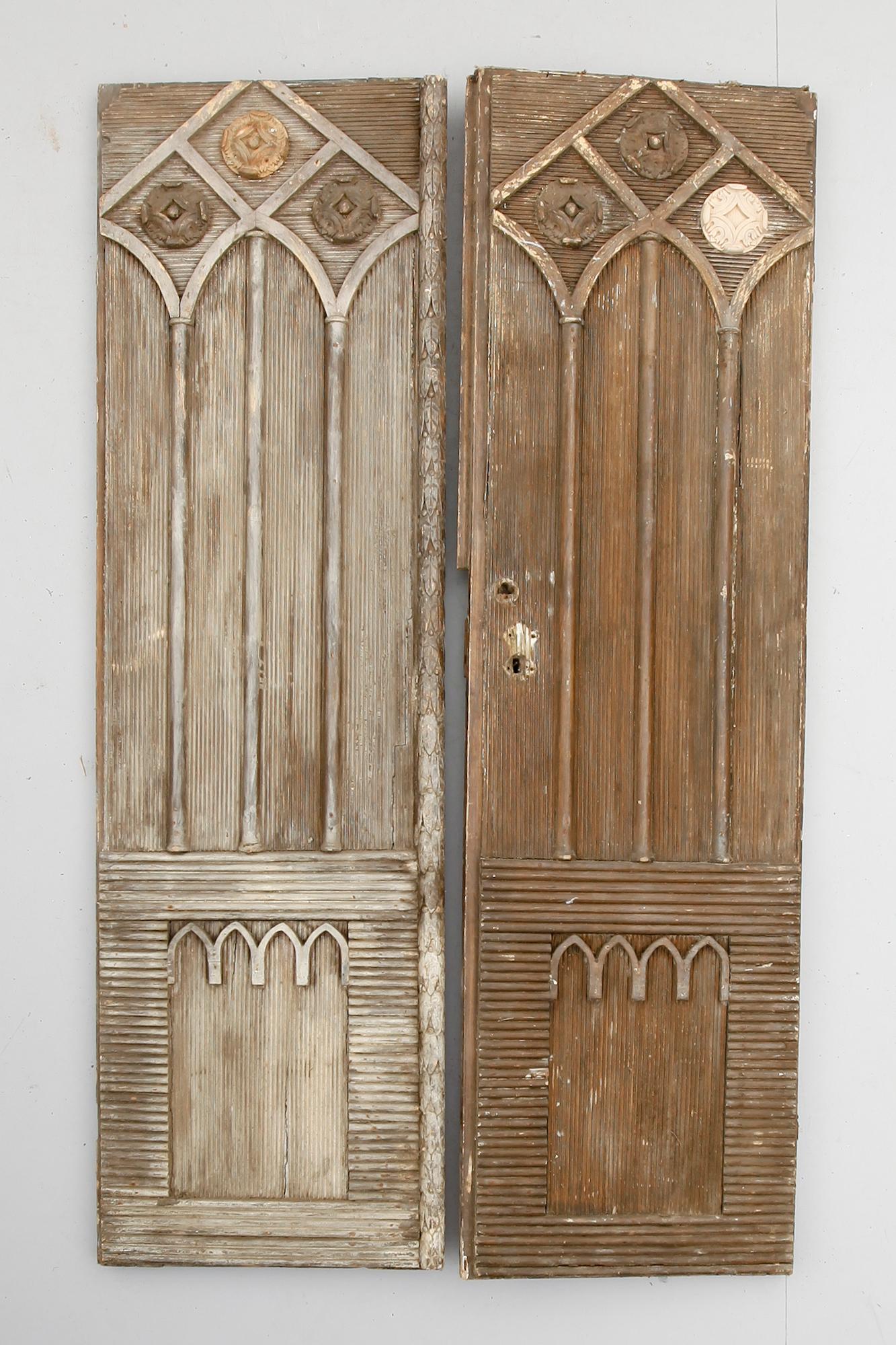 DÖRRAR, 1 par, Sverige, 1800-talets första hälft.