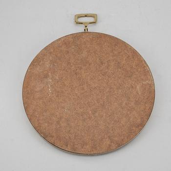 BORDSSPEGEL samt VÄGGSPEGEL. Mässing, 1900-tal.