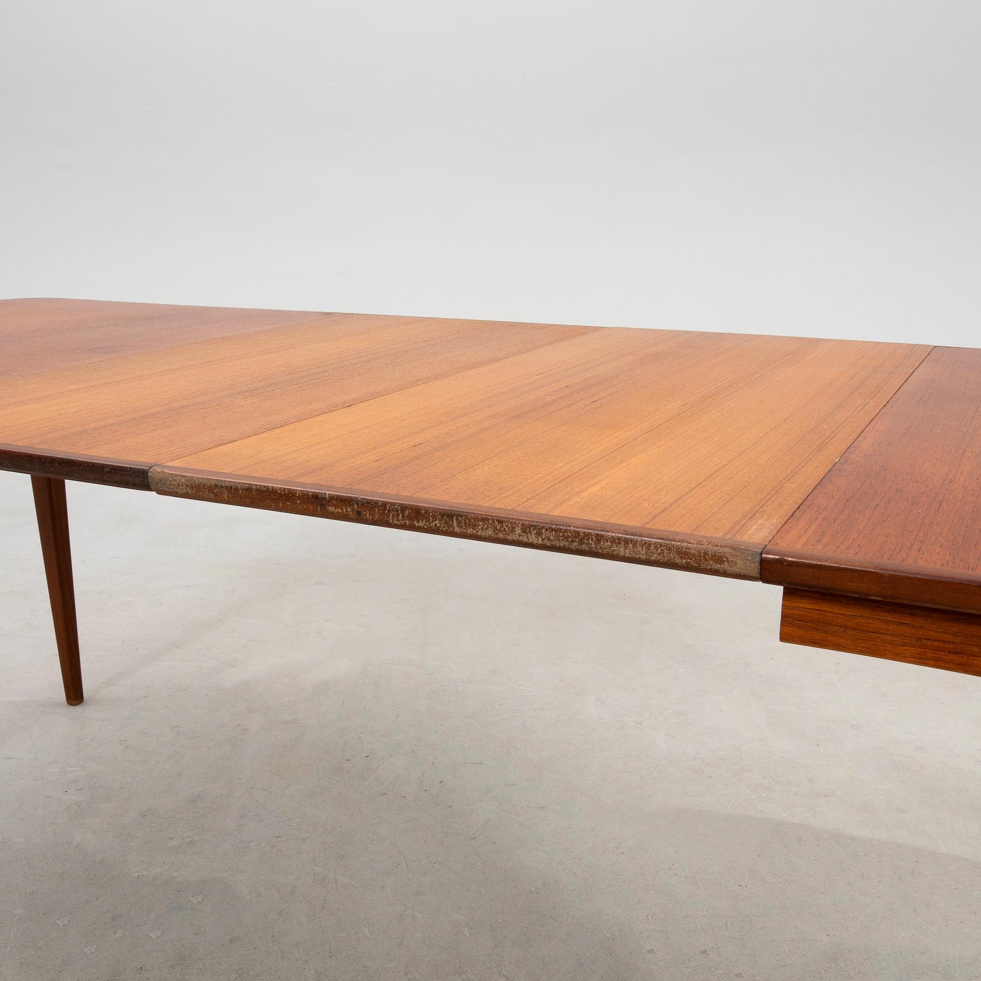 Matbord 1900-talets andra hälft.