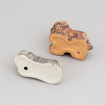 Lisa Larson, six stoneware figurines, for Gustavsberg.