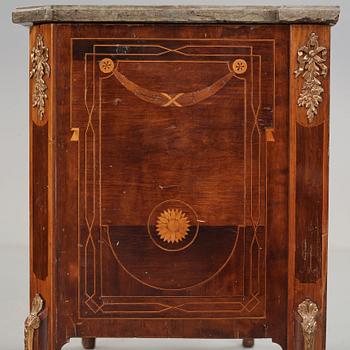 A Gustavian late 18th century commode by Anders Lundelius (master in Stockholm 1778-1823), not signed,