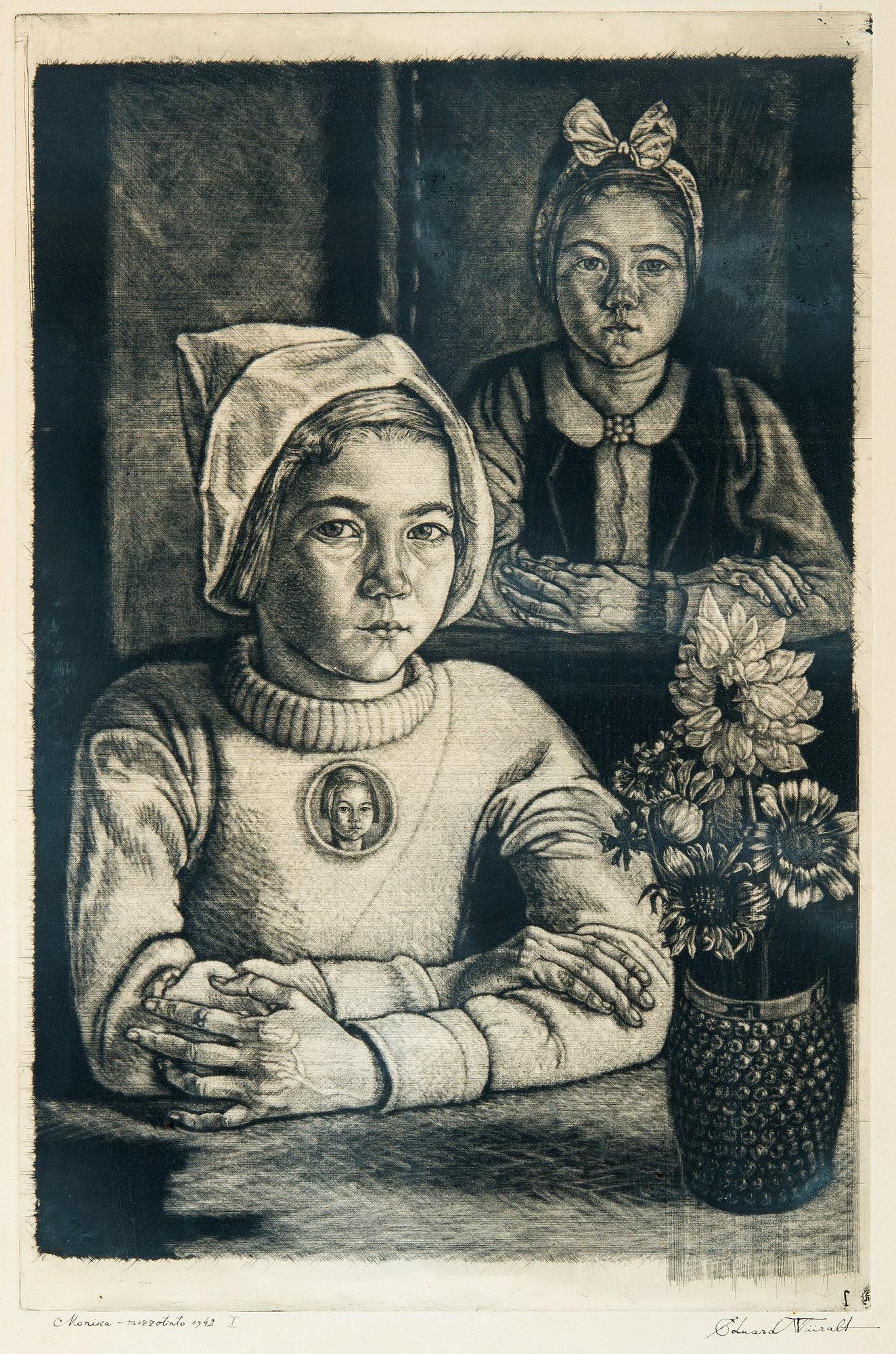 Eduard Wiiralt, "MONIKA".