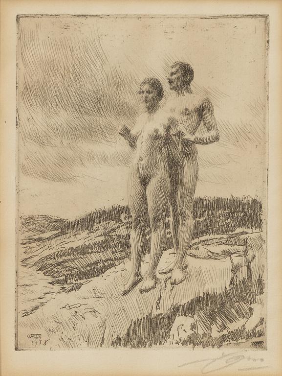 Anders Zorn, "De två".