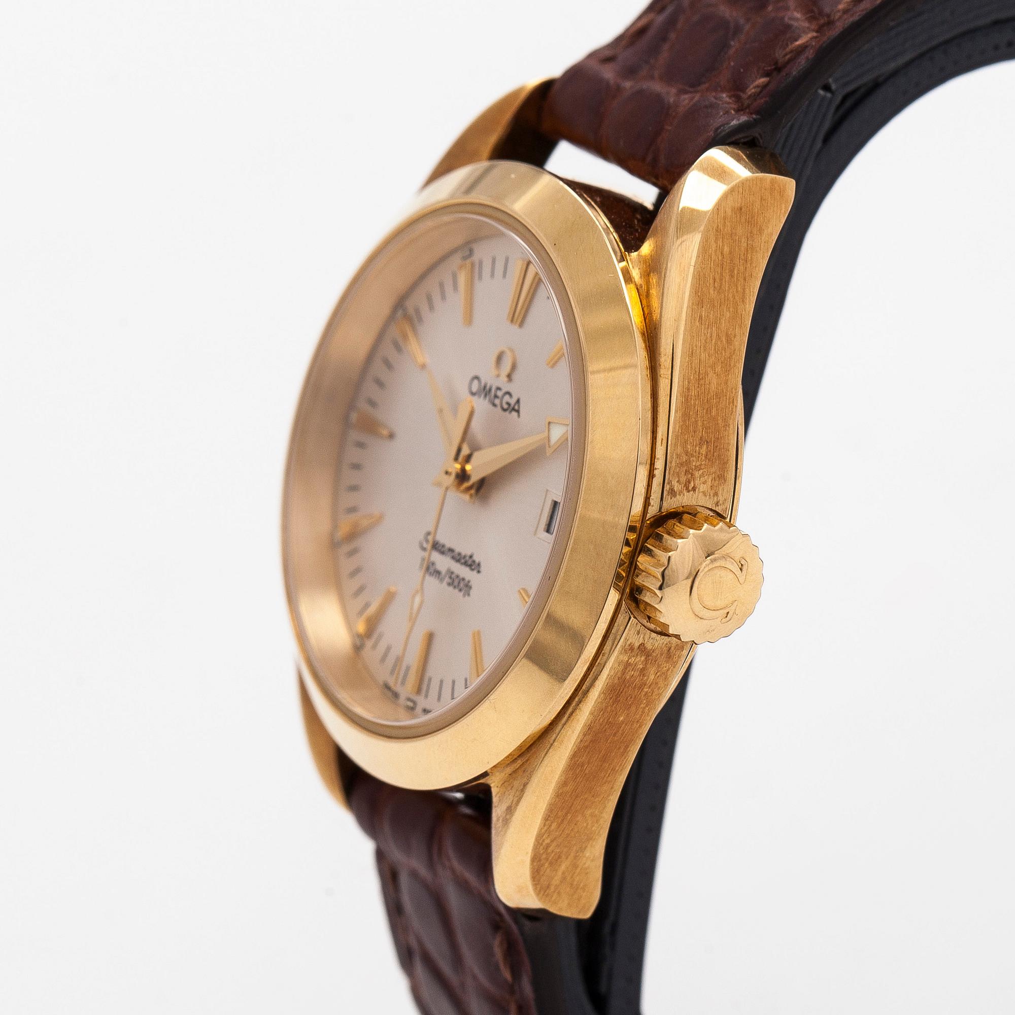 Omega, Seamaster, Aqua Terra, wristwatch, 29.5 mm.