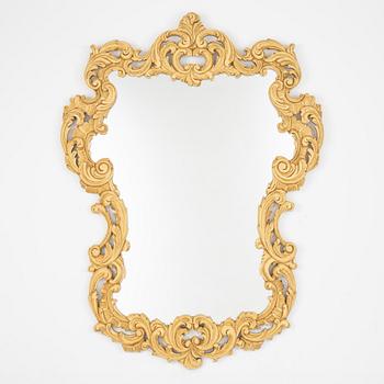 A Rococo style mirror, Spain, 21st Century.