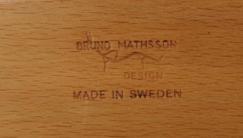 ARBETSSTOL, Bruno Mathsson för firma Karl Mathsson, Värnamo.
