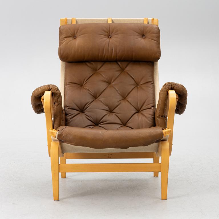 Bruno Mathsson, a 'Pernilla' armchair, Dux, later part of the 20th century.