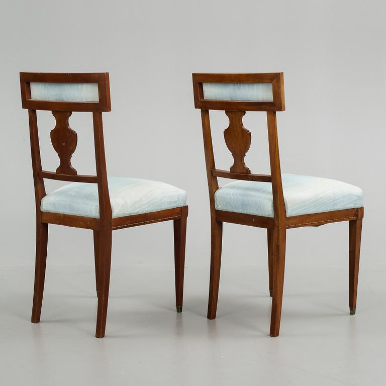 STOLAR, 6 st, empire, 1800-talets första hälft.