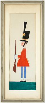 Einar Nerman · EINAR NERMAN, gouache, signerad.