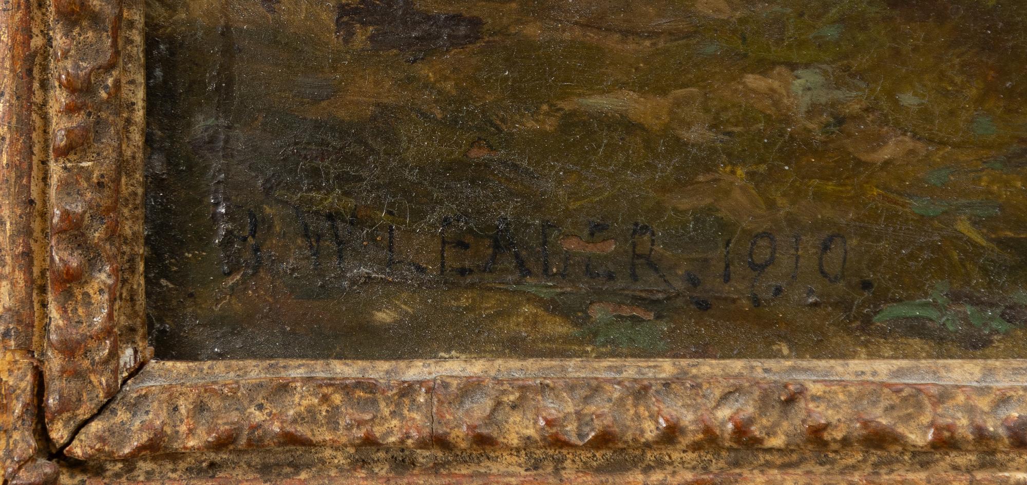 Benjamin Williams Leader, The old churchyard.