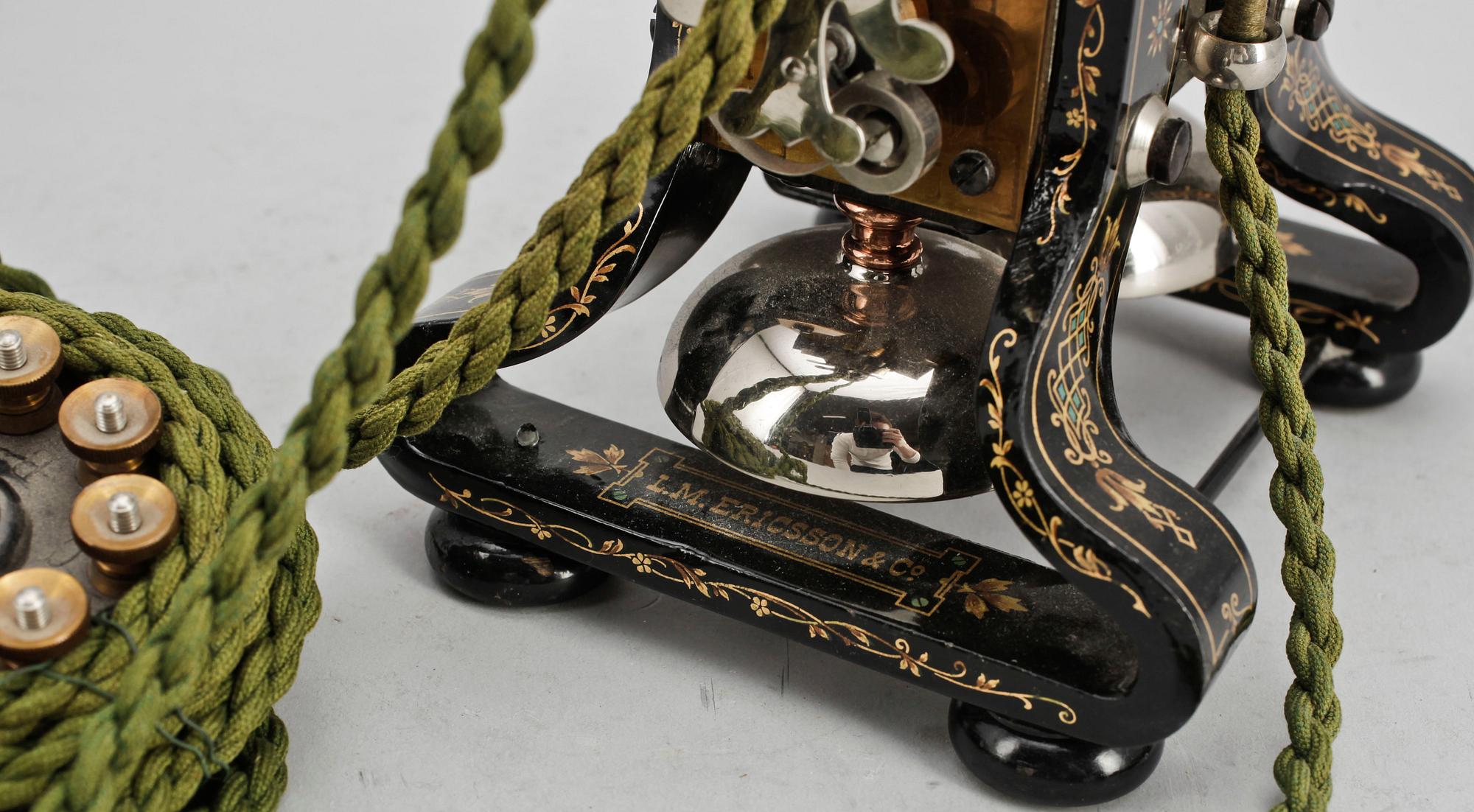 TELEFON, "Taxen", LM Ericsson, 1892 års modell.