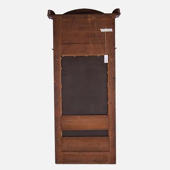 A Swedish Empire mirror and console table, first half of the 19th century.