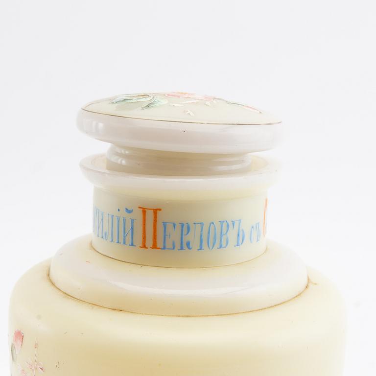 Decanter with stopper Russia circa 1900.