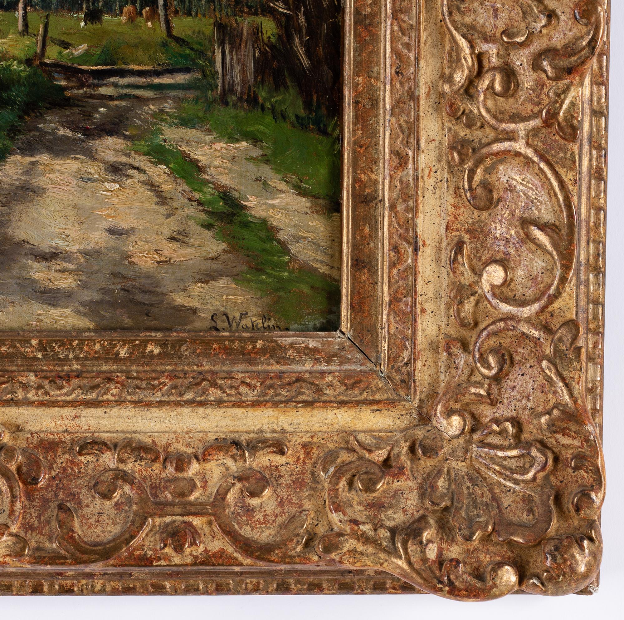 Louis Victor Watelin, oil on canvas, signed.