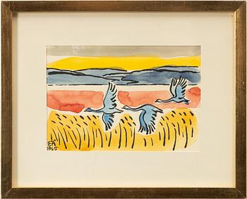 Erling Ärlingsson, "Utterbyn", Flying geese, 3 pcs.