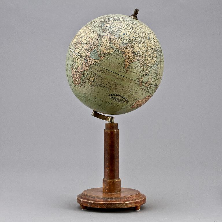 JORDGLOB, Columbus-Verlag, Berlin, omkring 1900-talets mitt.