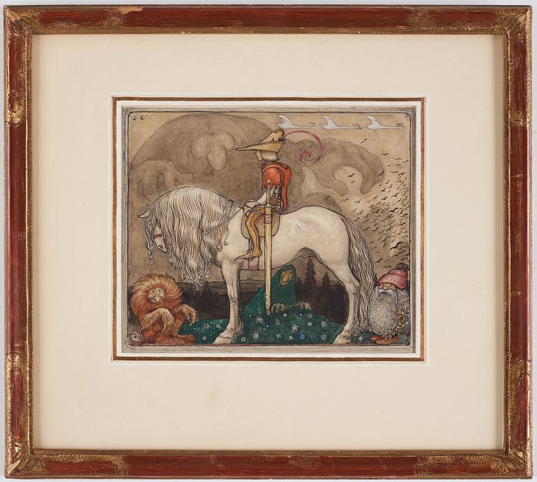 John Bauer, "Pojken som aldrig var rädd".