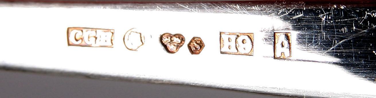 PARTI BESTICK, silver, 36 delar, modell Haga resp Diplomat, 1900-talets andra hälft. Tot vikt c:a 950 g.