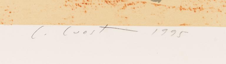 Leena Luostarinen, lithograph, signed and dated 1995, numbered 2/40.