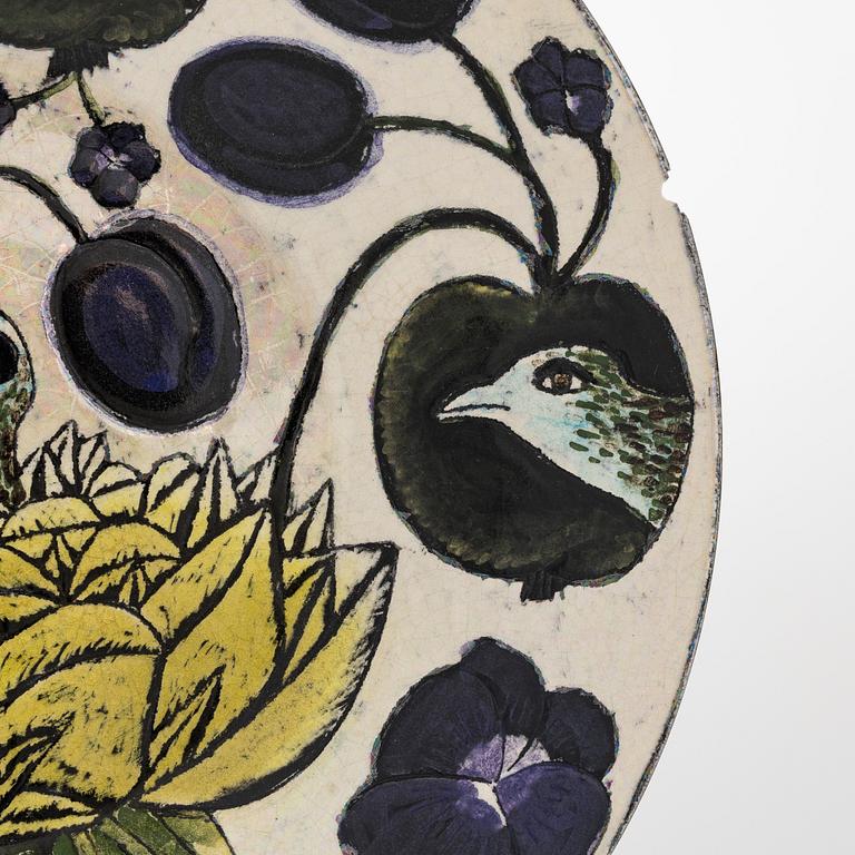 Birger Kaipiainen, Decorative dish, ceramic, signed Kaipiainen.