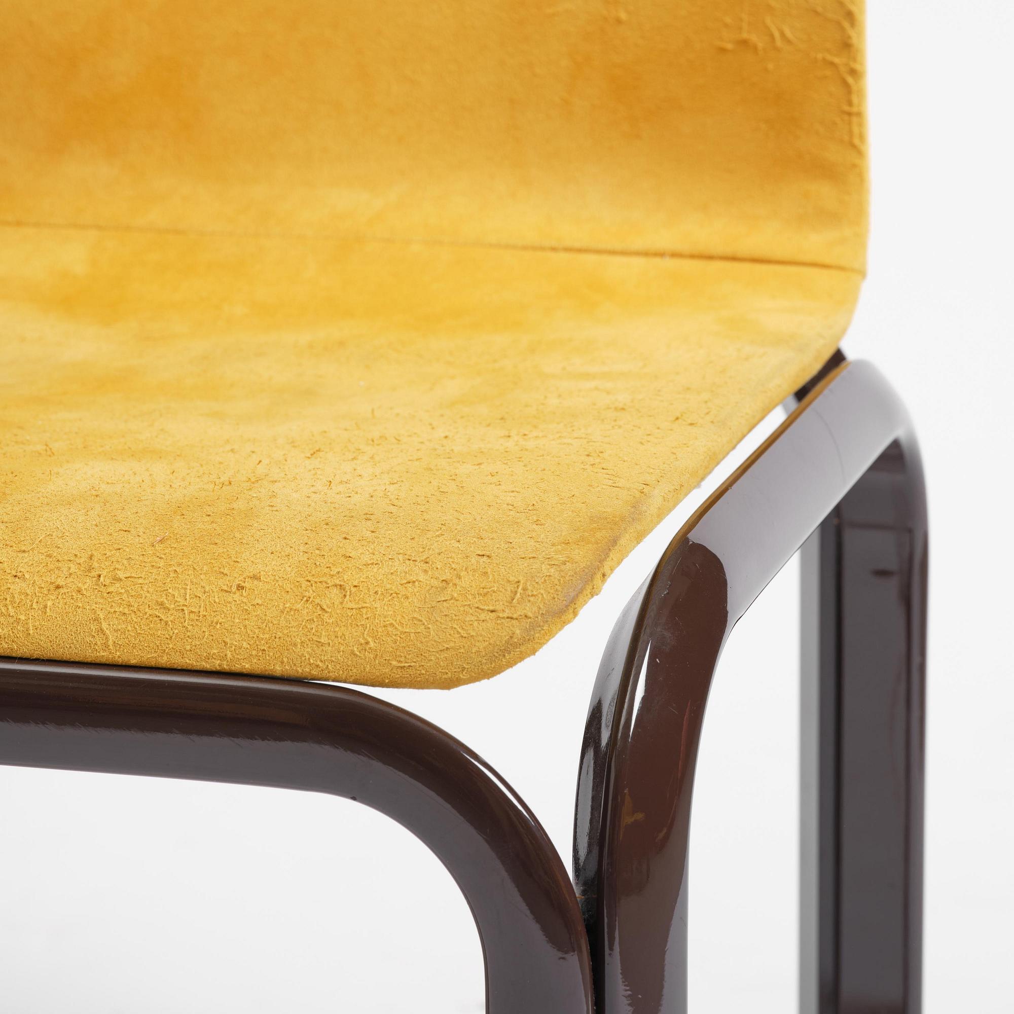 Gae Aulenti, stolar, sex stycken, "Orsay", Knoll International, Italien, efter 1976.