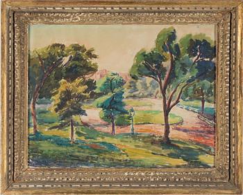 A watercolor by TRUDE SCHMIDL-WAEHNER, 1940s.