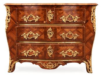 610. A Swedish Rococo 18th century commode.